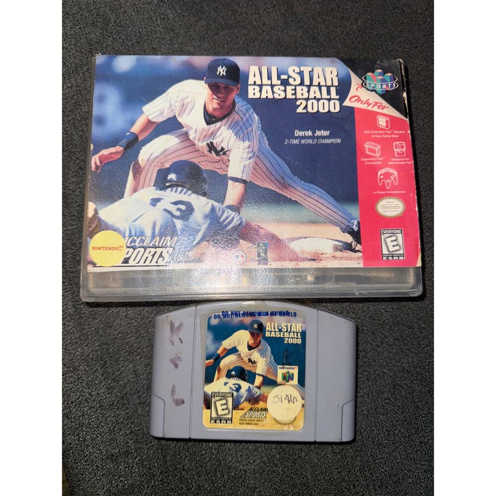 All star baseball 2000 N64 videogame